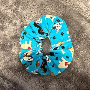 Dog print normal sized scrunchie!